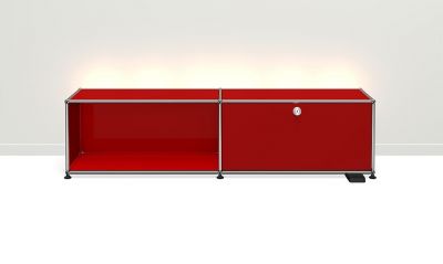 USM Haller E Sideboard TV/Hi-Fi-Möbel mit dimmbarem Licht
